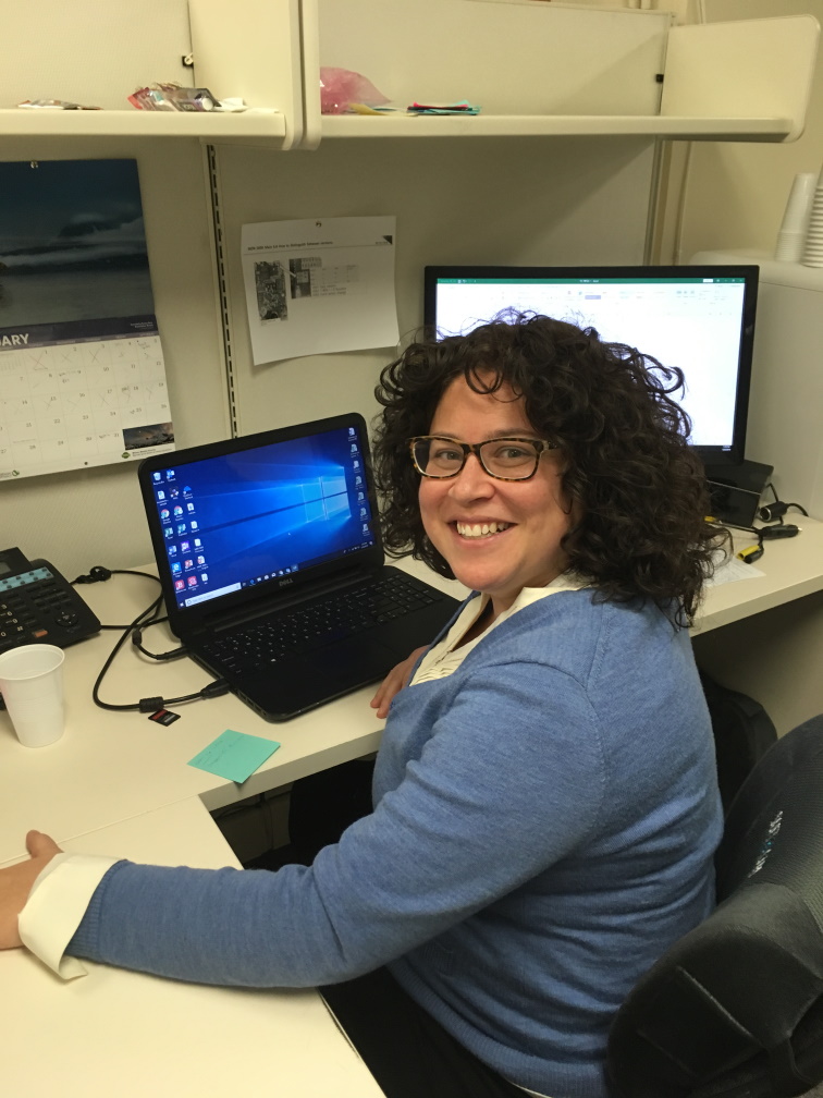 Beth Otero at Her Desk